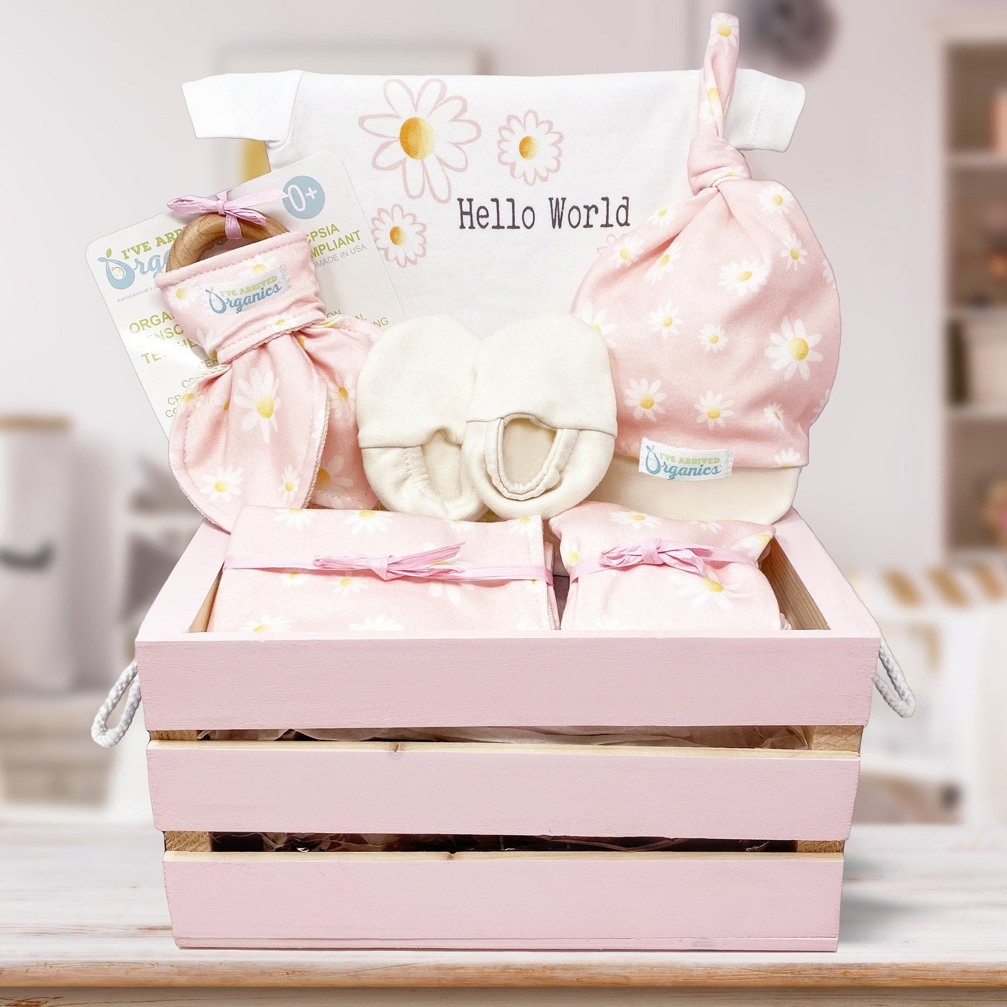 Personalised outlet organic baby girl gift, Baby gift box for pregnant sister, Pregnancy gift box for new mum, cadeau de naissance, birth gift