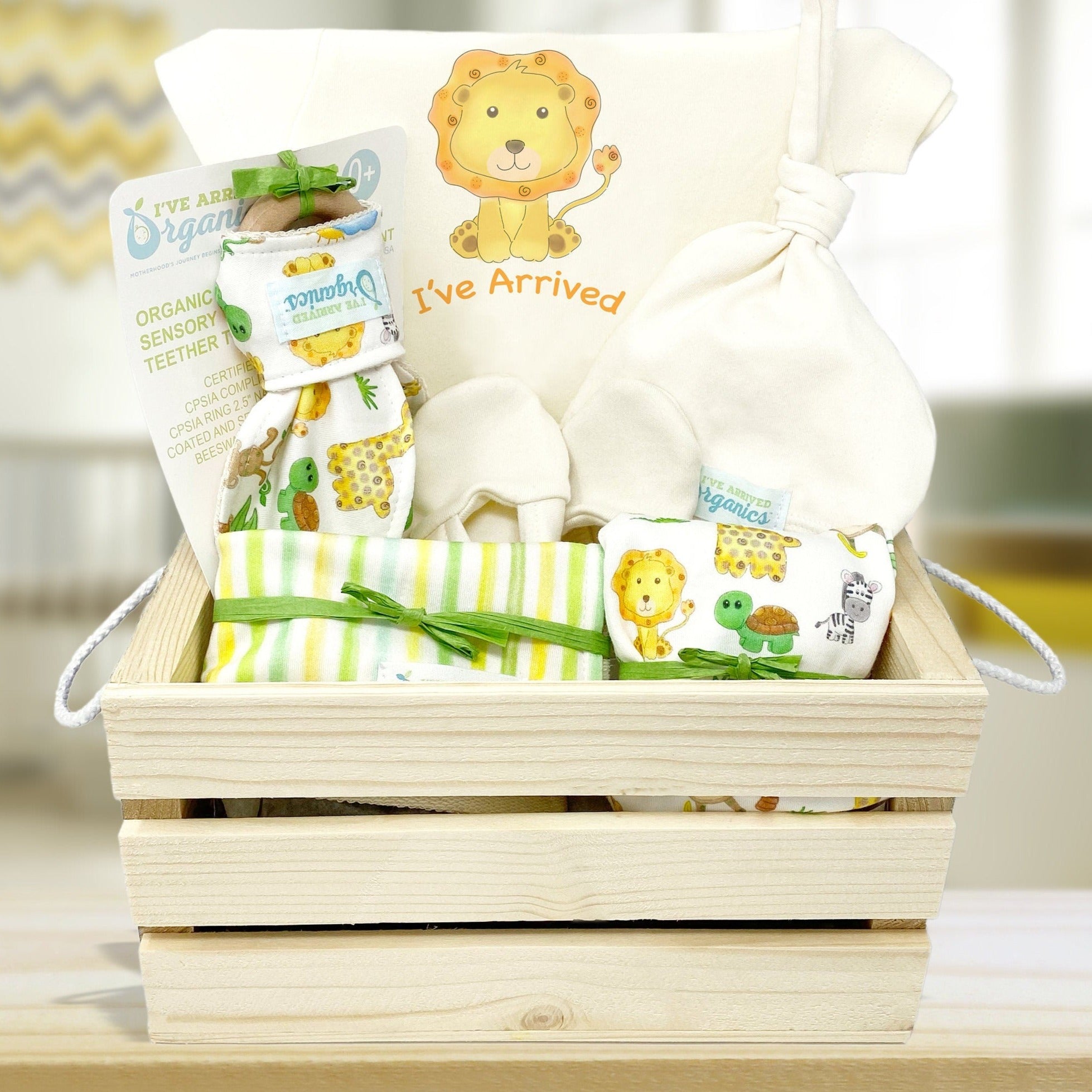 Baby Gift Basket, Organic Baby Gift Basket, Gender Neutral outlet Baby Gift, Baby Gifts Personalized, Newborn Gift Basket, Giraffe Baby Gift Basket